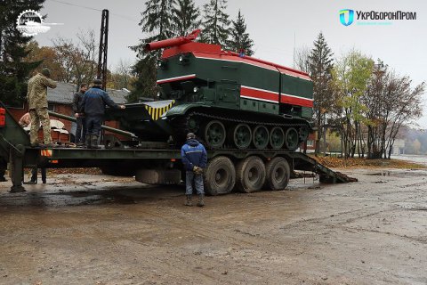 Львовский бронетанковый завод модернизировал около полутора десятков пожарных танков