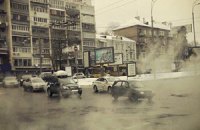 В центре Киева прорвало теплотрассу