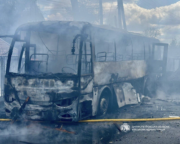 Удар по Дніпропетровській області 30 квітня