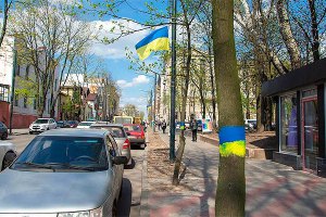 Мэрия Харькова распорядилась поснимать флаги Украины в городе