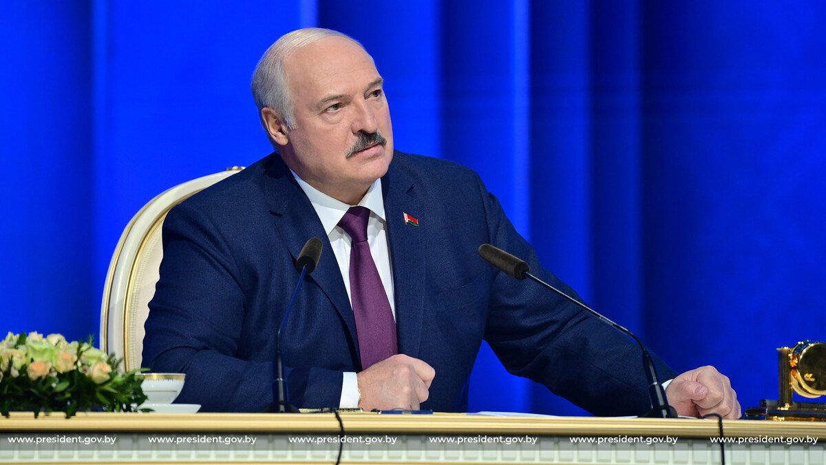 Лукашенко під час щорічного послання до Національних зборів 31 березня 2023.