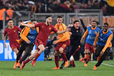 Акции клуба "Рома" после выхода команды в полуфинал Лиги Чемпионов выросли на четверть