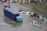 Ливень затопил центр Одессы
