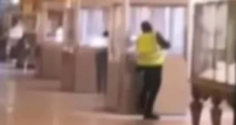 Момент крадіжки в Луврі