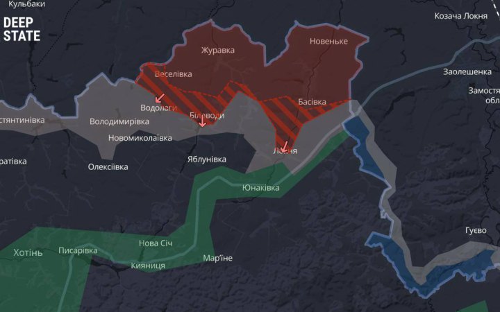 DeepState: росіяни активізували штурми на Сумщині