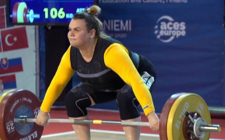 Кисіль стала бронзовим призером чемпіонату Європи з важкої атлетики