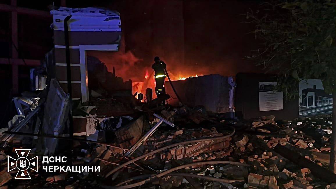 Наслідки російської атаки на Черкащині