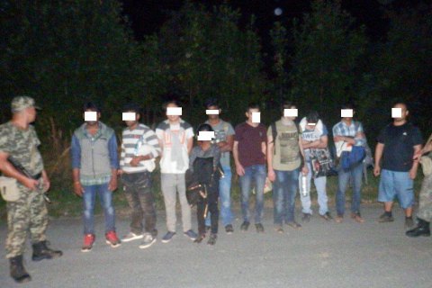 На украинско-венгерской границе задержали 15 нелегалов