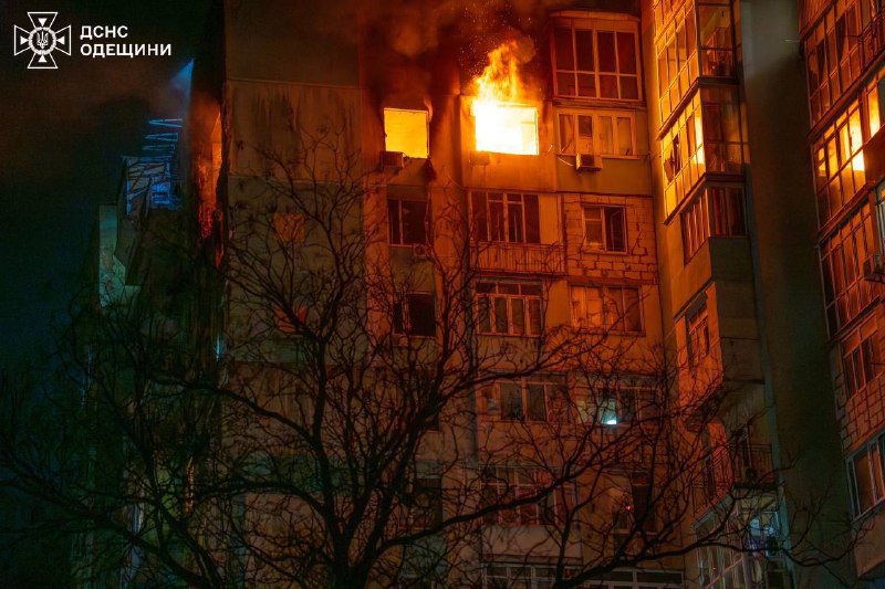 Наслідки російського удару на Одещині