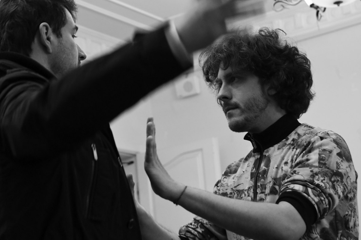 Репетиція вистави «Благальниці»