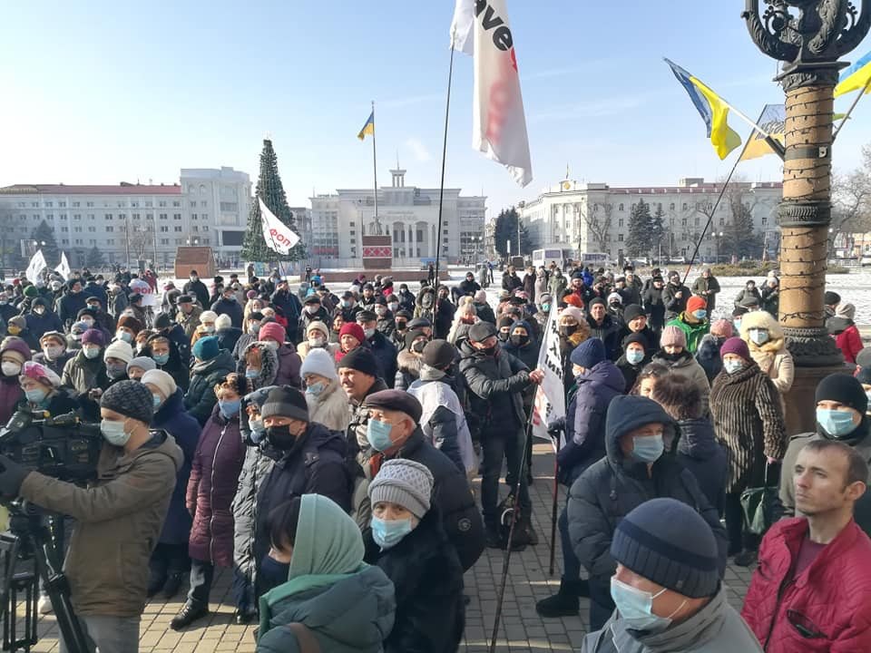 Мітинг під Херсонською ОДА