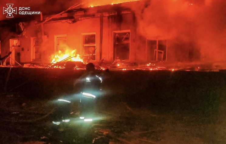 Наслідки атаки в Одеській області 