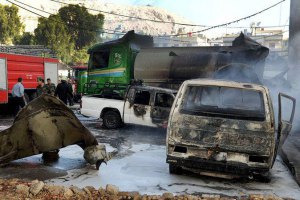 Взрыв в пригороде Дамаска: 20 жертв