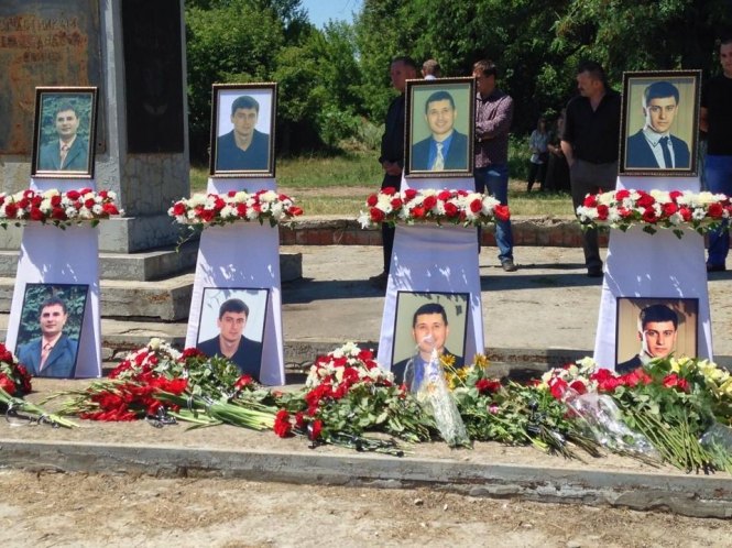 Вбиті росіянами протестанти у Слов’янську 