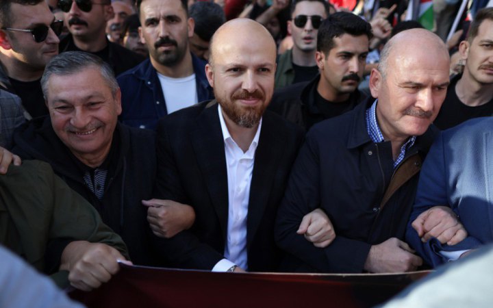 Син Ердогана взяв участь у пропалестинській акції