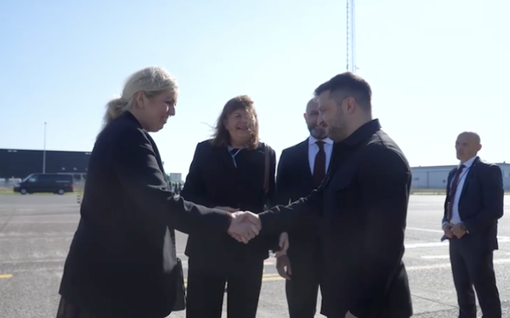 Зеленський прибув до Данії: матиме двосторонню зустріч з прем'єркою і візьме участь в саміті NB8 