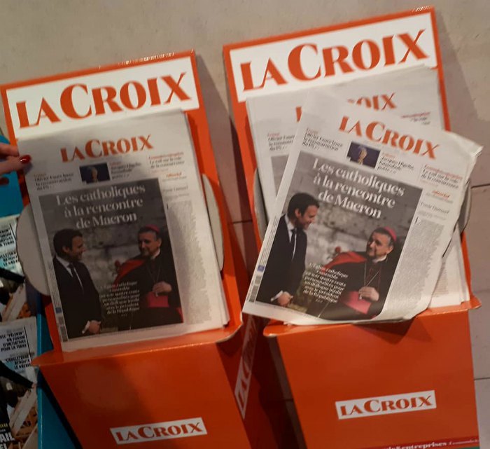 Номер газеты la Croix