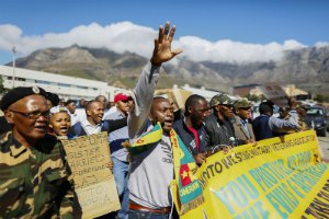 В Кейптауне протестовали против нападений на иностранцев