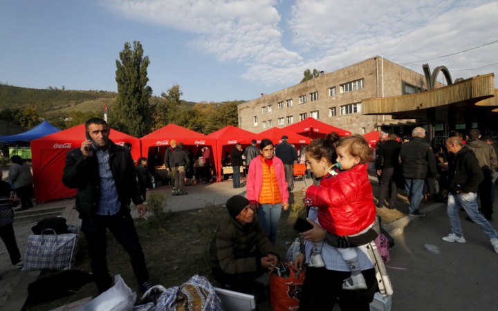 З Карабаху евакуювалися понад 70% відсотків вірмен, які там жили