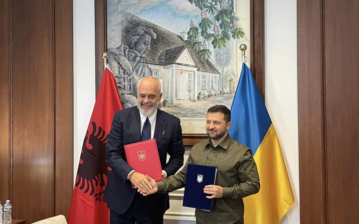 Зеленський обговорив із прем’єр-міністром Албанії продовження оборонної взаємодії