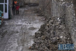 В Киеве на шести участках из-за оползней объявлена чрезвычайная ситуация