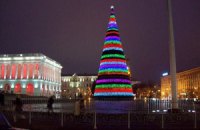 Сегодня в Киеве зажгут главную елку