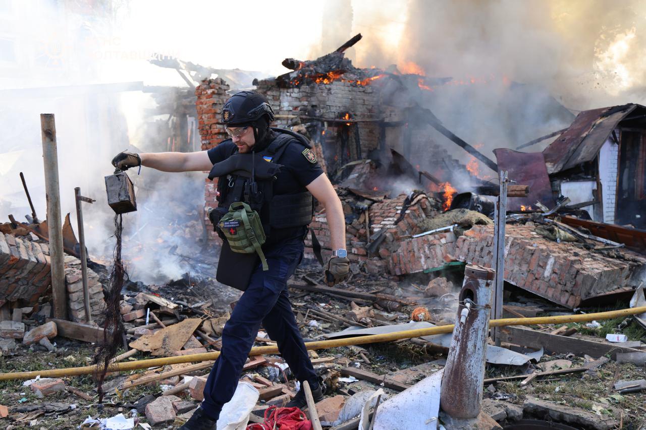 Удар по Полтаві 3 липня 