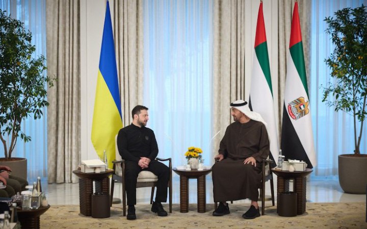 Зеленський анонсував десятирічну стратегічну угоду з ОАЕ. Йдеться про будівництво заводів та обмін досвідом