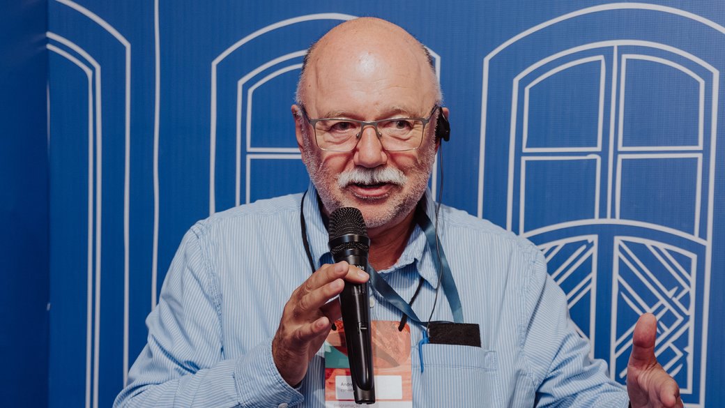 Andriy Kurkov at the Festa Literária Internacional de Paraty festival in Brazil