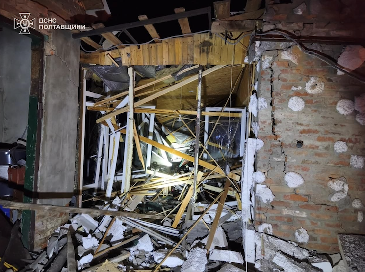 Удар по Полтавській області 