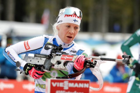 Биатлон: финка Мякяряйнен выиграла спринтерскую конку на этапе Кубка мира