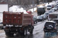 За сутки из Киева вывезено 11,8 тыс. т снега