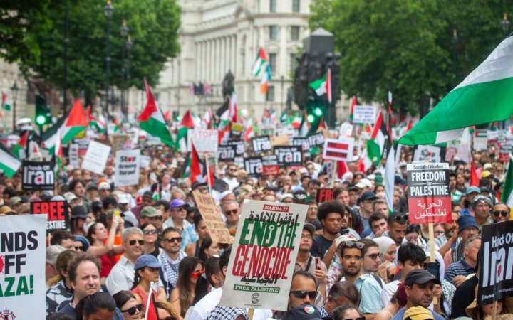 У Лондоні пройшов пропалестинський мітинг