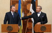 Октябрь 2013 года, официальный визит Президента Украины в Эстонию
