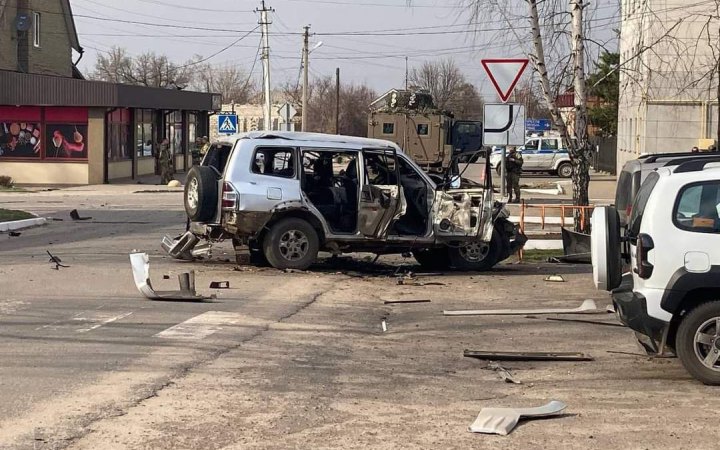 На Луганщині через підрив авто загинув колаборант Валерій Чайка