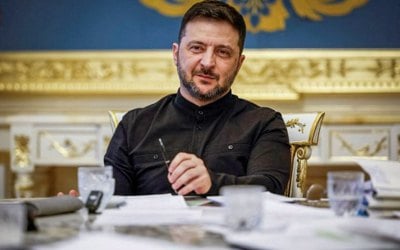 Відсутність охочих очолити КМВА, гарантії безпеки та відносини зі США. Головне з розмови Зеленського з журналістами 