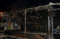 В Одессе сгорел ночной клуб "Пляжник"