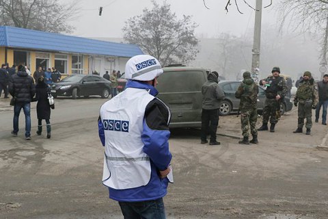 СММ ОБСЕ зафиксировала военную технику близ линии соприкосновения на Донбассе