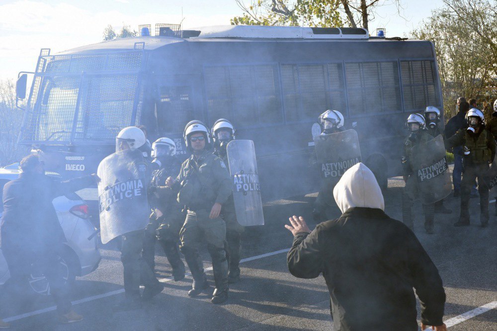 Протести фермерів у номі Лариса, 30 листопада 2025 року