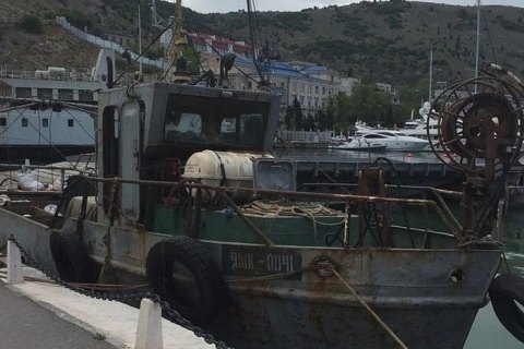 "Суд" в Крыму оштрафовал капитана украинского судна ЯМК-0041 и отпустил