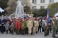 В оккупированной Ялте провели детский военный парад