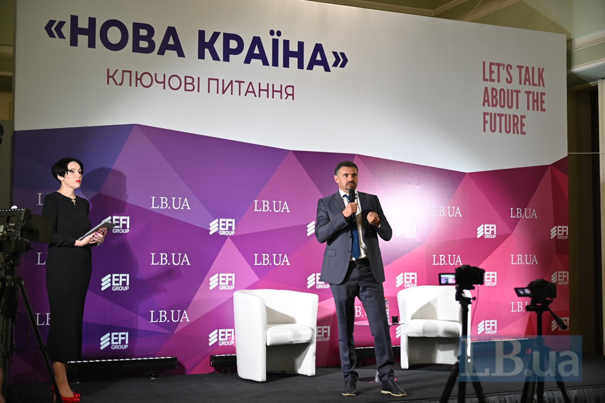 голова наглядової ради EFI Group Ігор Ліскі і шеф-редакторка LB.ua Cоня Кошкіна