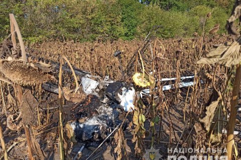 На Сумщине упал легкомоторный самолет, пилот погиб