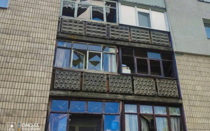 Ворог вкотре атакував спальний район міста Суми
