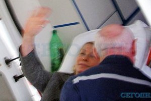 Обнародовано видео вывоза Тимошенко из больницы