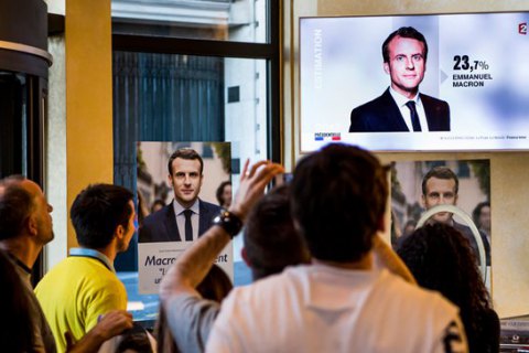 Обнародованы официальные результаты первого тура президентских выборов во Франции