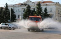 В Черновцах начали дезинфицировать улицы