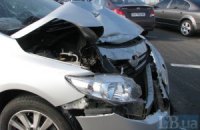 Из-за девушки-водителя в Киеве случилась тройная авария