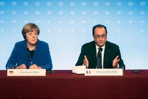 Олланд і Меркель підтримують продовження санкцій проти РФ