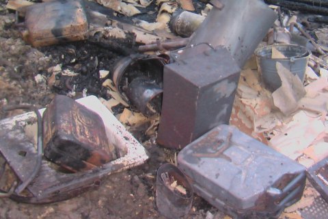 У Чернігівській області дитина підпалила будинок, граючи з сірниками